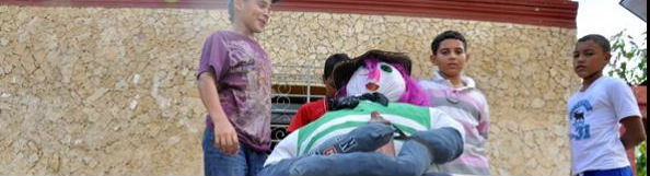 Saporrita, uno de los muñecos de año viejo en el Atlántico