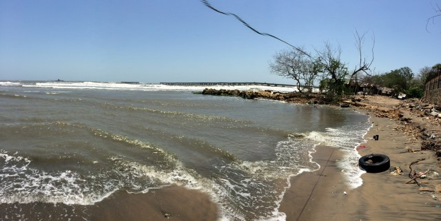 Panorámica del Muelle desde la playa